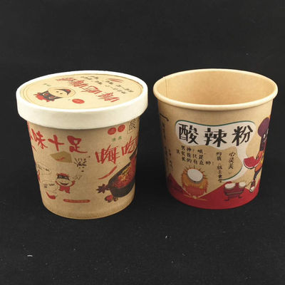 Recyclable 8 Oz Paper Soup Bowls