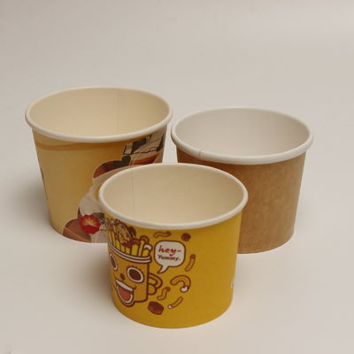 Compostable Soup Paper Cup With Lid
