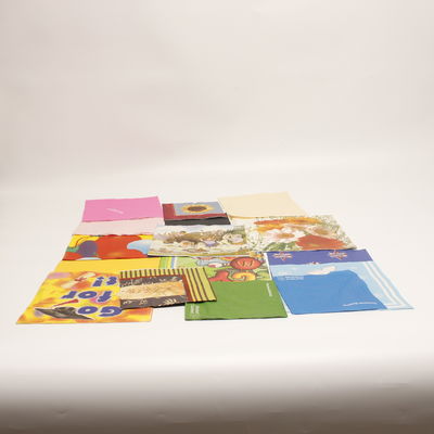 Square Printed Paper Cocktail Napkins , 3 Ply Paper Serviettes For Party