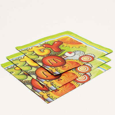 Square Printed Paper Cocktail Napkins , 3 Ply Paper Serviettes For Party
