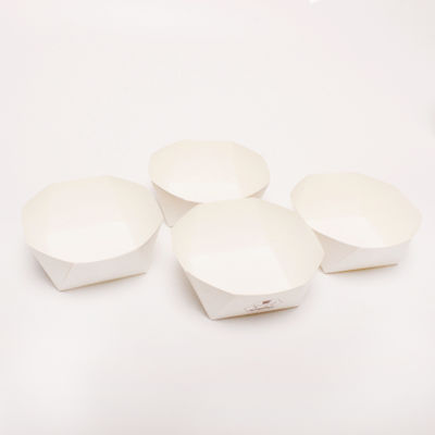 Square Polygonal Bakery Packaging Box Disposable Printed Paperboard Cake Cup
