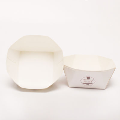 Square Polygonal Bakery Packaging Box Disposable Printed Paperboard Cake Cup