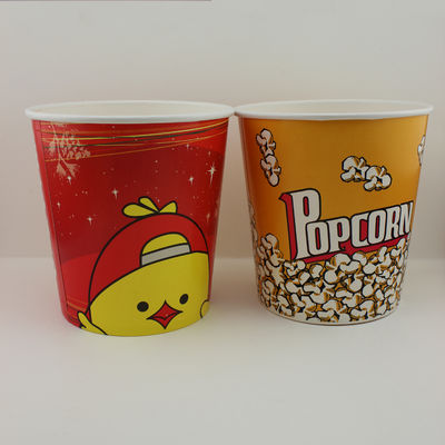 Disposable Paper Bucket with Grease-Proof Coating: Easy to Use & Clean