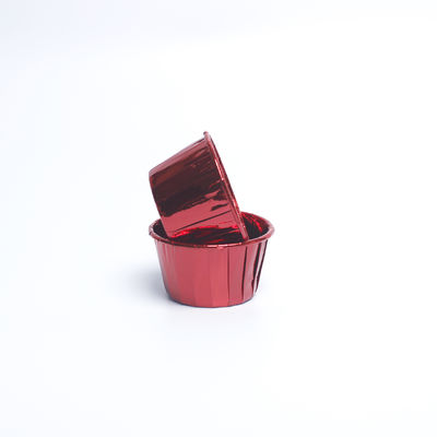 Compostable Aluminum Foil Cupcake Liners , Disposable Muffin Baking Cup