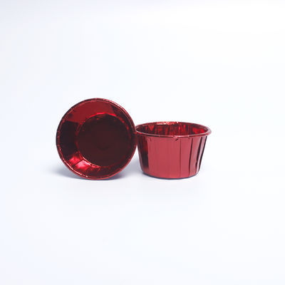 Compostable Aluminum Foil Cupcake Liners , Disposable Muffin Baking Cup