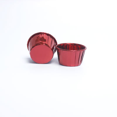 Compostable Aluminum Foil Cupcake Liners , Disposable Muffin Baking Cup