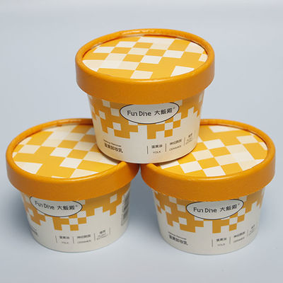 85ml Ice cream paper cup disposable ice cream paper bowls yoghurt paper cup and ice cream paper bowls packaging box