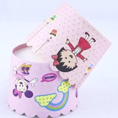 Leakproof Paper Baking Cups , Biodegradable Even Square Baking Cups